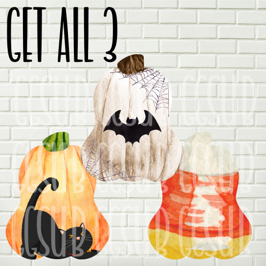 Digital design Halloween lumpy set GGSublimation