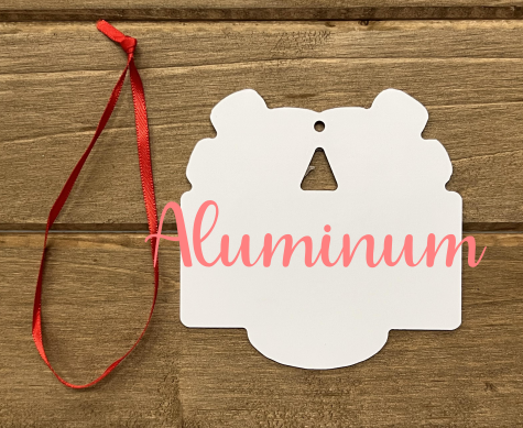 Aluminum Reindeer sign ornament - bulk pricing available