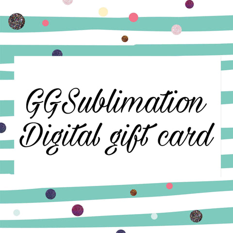 Gift card for GGsublimation