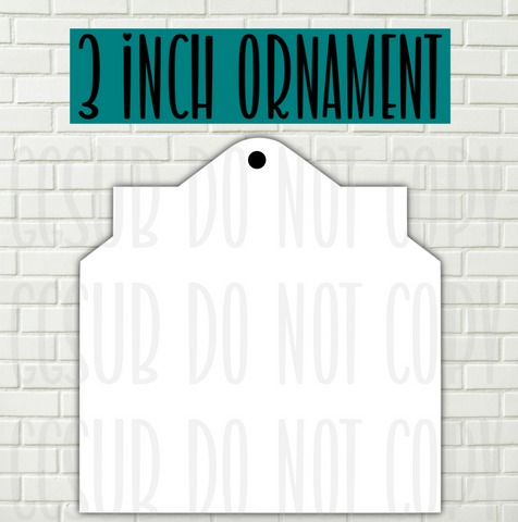 MDF - [3 INCHES] - Letter 10pc or 25pc Ornament Bundle Price