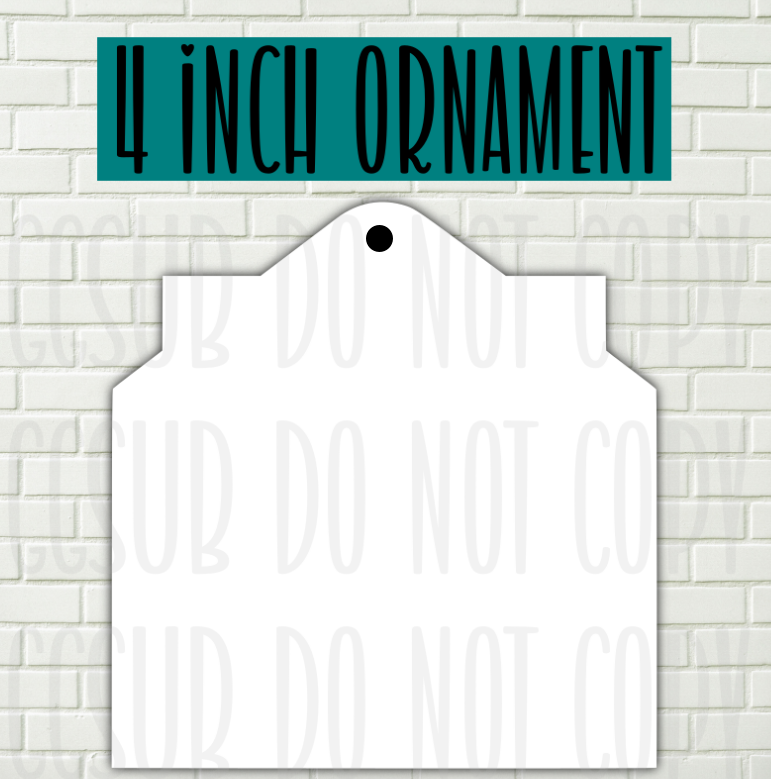 MDF - [4 INCHES] - Letter Ornaments