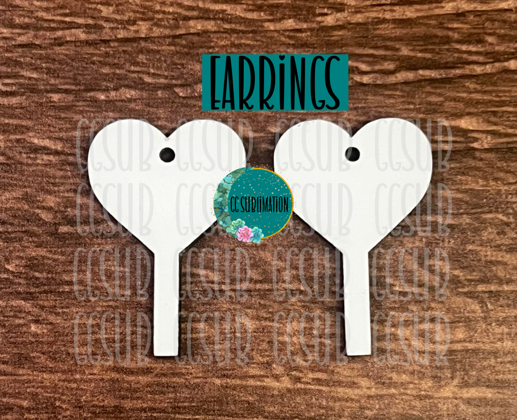 Heart sucker earrings Clearance