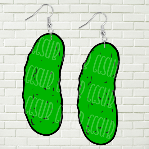 Digital design - Green lumpy pickle