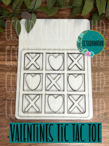 Valentines Tic tac toe - 11 pieces