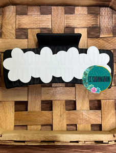 MDF- Four flower hair clip sublimation blanks