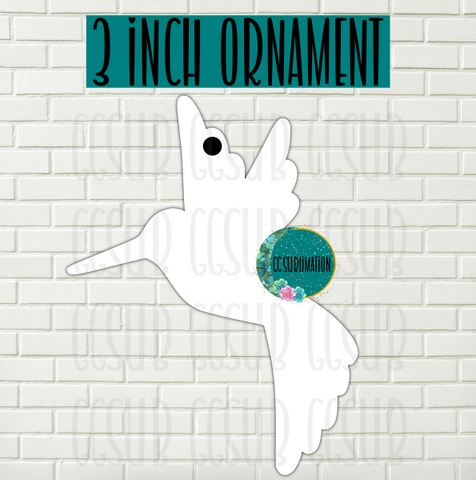 MDF - [3 INCHES] - Hummingbird 10pc or 25pc Ornament Bundle Price