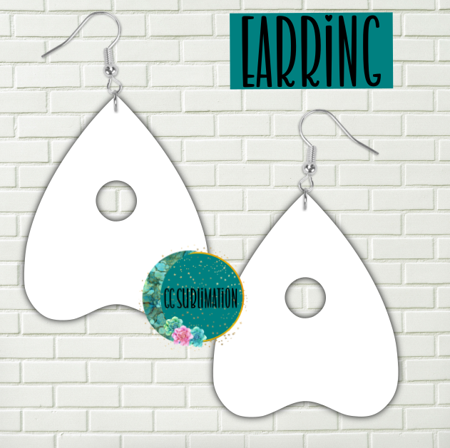 MDF - Planchette earrings 2 sizes to choose from