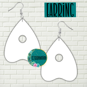 MDF - Planchette earrings 2 sizes to choose from