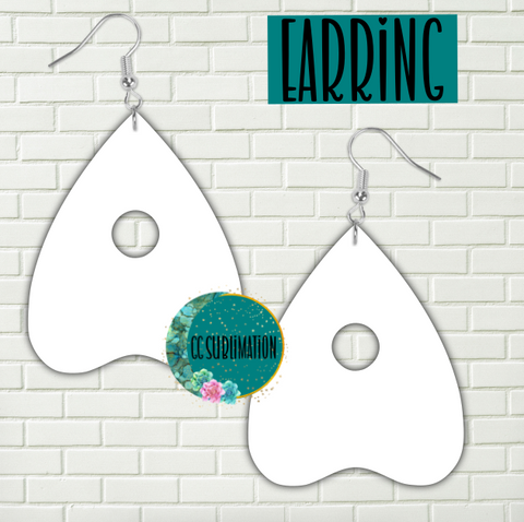 MDF - Planchette earrings 2 sizes to choose from