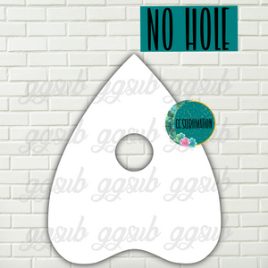 MDF -  Planchette withOUT holes 2 sizes to choose from (great for badge reels & hairbow centers)