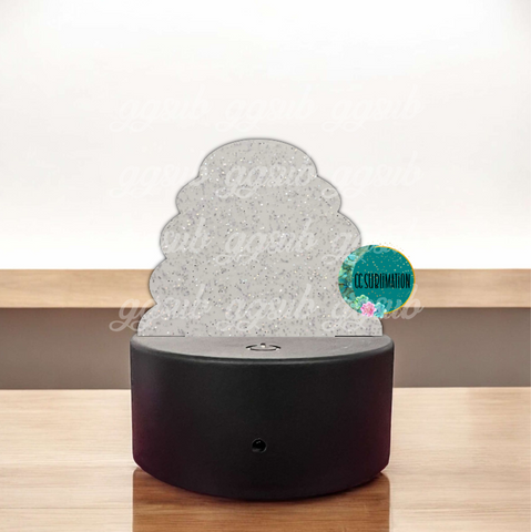 GLITTER  Acrylic Bee Hive Light Base Blank - Sublimation Acrylic