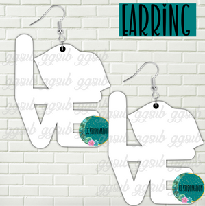 MDF - Love kiss earrings 2 sizes to choose from