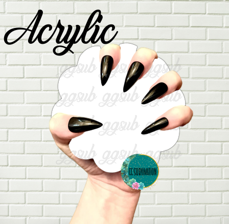 Acrylic Nail prop Flower - Sublimation Acrylic