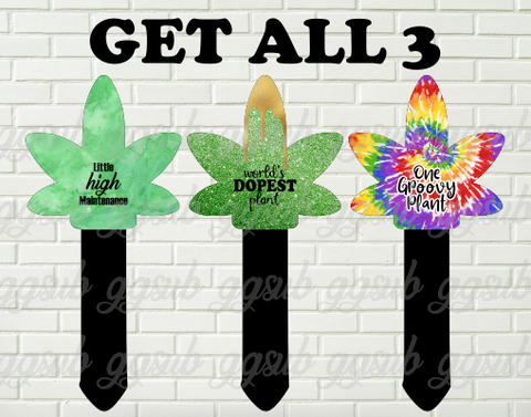 Digital design - leaf stake bundle