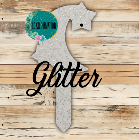 Moon with stars Garden Stake - Sublimation GLITTER Acrylic