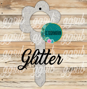 Flower with hole Garden Stake - Sublimation GLITTER Acrylic
