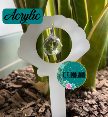 Shell with hole Garden Stake - Sublimation Acrylic