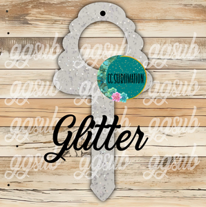 Bee hive with hole Garden Stake - Sublimation GLITTER Acrylic
