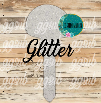 Mushroom Garden Stake - Sublimation GLITTER Acrylic