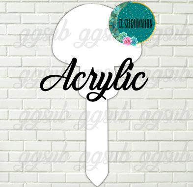 Mushroom Garden Stake - Sublimation Acrylic