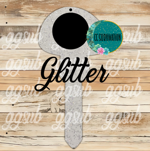 Mushroom with hole Garden Stake - Sublimation GLITTER Acrylic