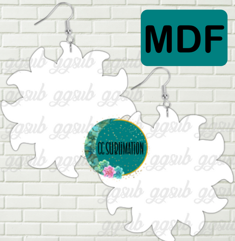 MDF - Sun earrings 2 sizes to choose from