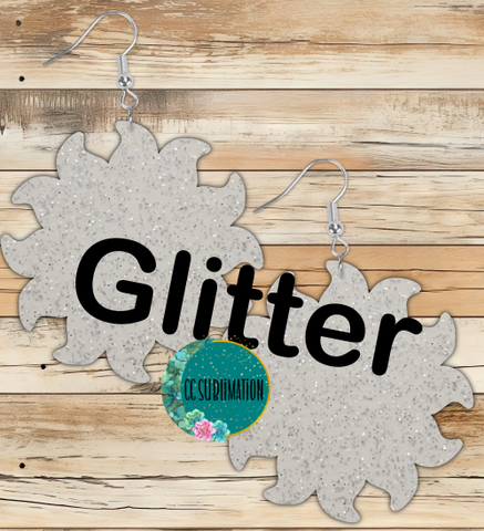 Acrylic Glitter Sun 5 & 10 pairs 1.5 & 2 inch size - Sublimation Acrylic