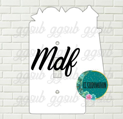 MDF - Lighthouse light switch cover