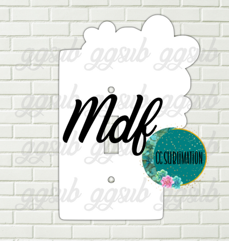 MDF -Tiro flower light switch cover