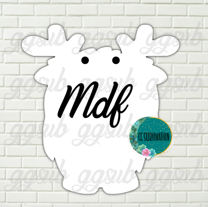 MDF - Reindeer gnome with holes 3 sizes to choose from