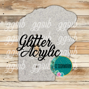 GLITTER Acrylic Space light switch cover - Sublimation Acrylic