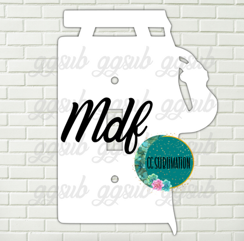 MDF - Gymastics light switch cover