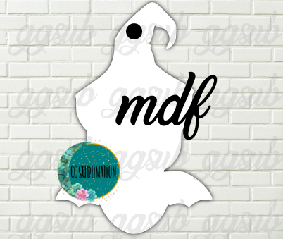 MDF -Bat with witch hat With and WITHOUT holes