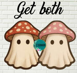Digital design -  Mushroom ghost bundle