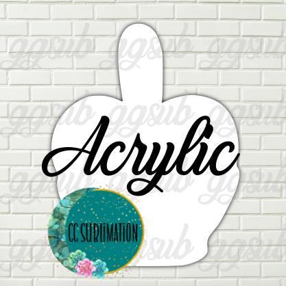 Acrylic Candy apple 10 or 20 count 1.5 & 2 inch size (FOR BADGE REELS) - Sublimation Acrylic
