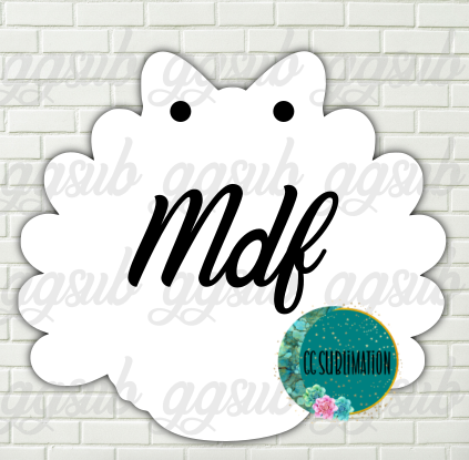 MDF - Turkey with bow with holes 3 sizes to choose from