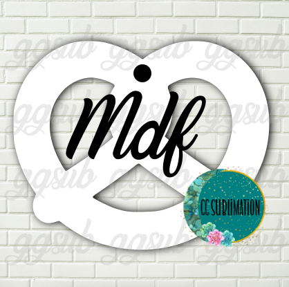 MDF - Pretzel With and WITHOUT holes