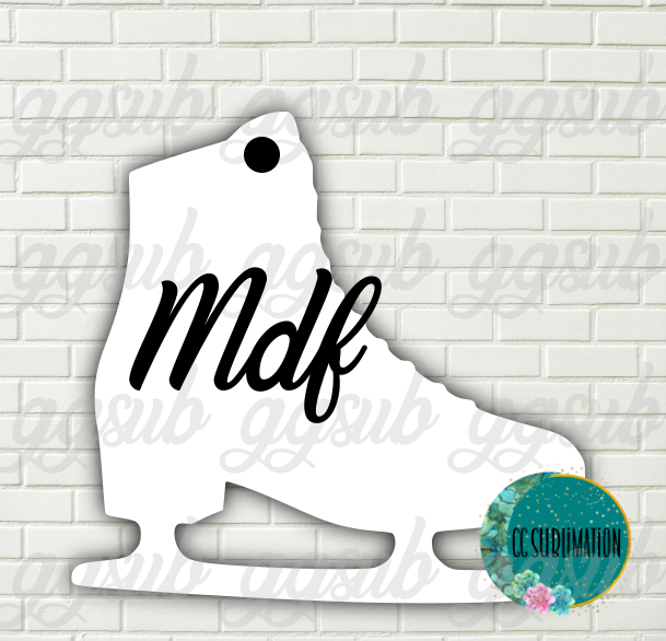 MDF - Ice skate With and WITHOUT holes