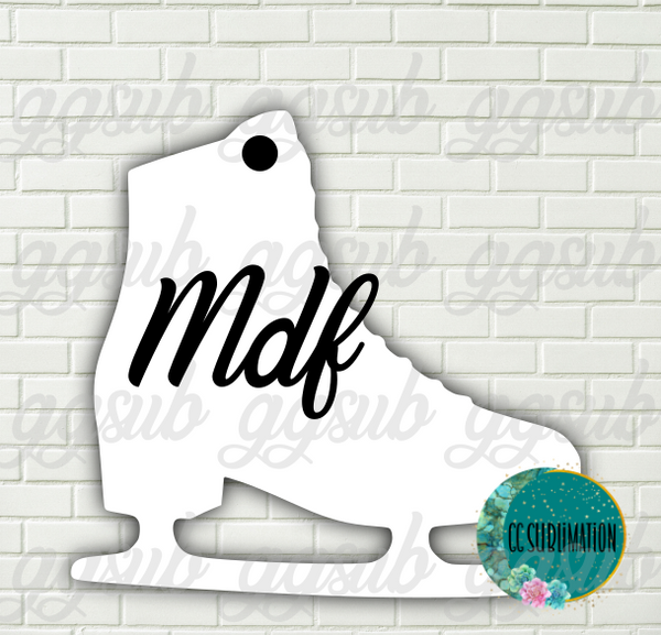 MDF - Ice skate With and WITHOUT holes