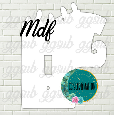 MDF - Stocking with lights - light switch cover
