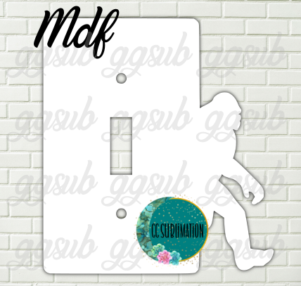 MDF - Big foot - light switch cover