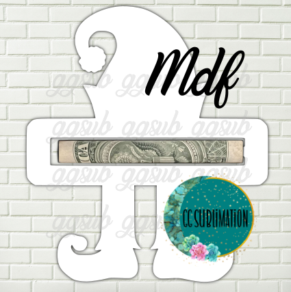 MDF - Elf - Money holder {with or WITH OUT holes}