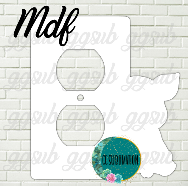 MDF - Pig - Outlet cover