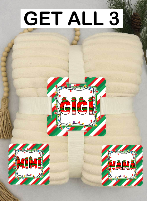 Digital design- Elf name bundle (nana, mimi, gigi)