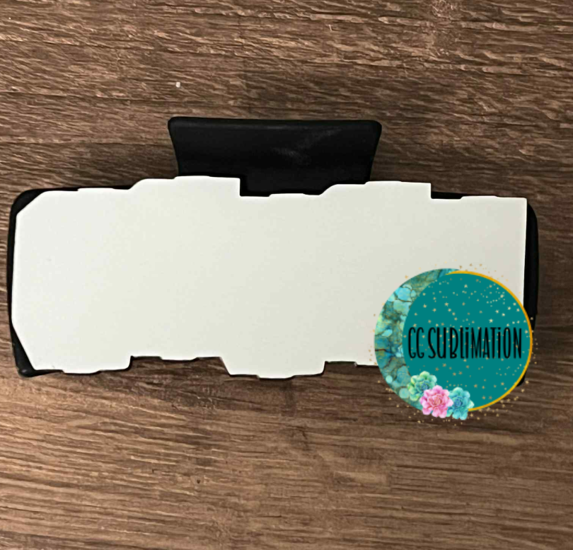 MDF - Stacked books hair clip sublimation blanks