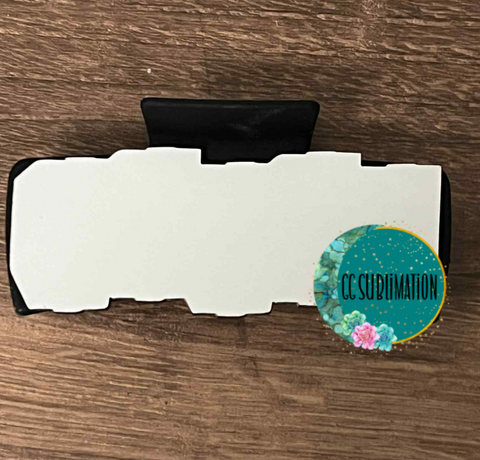 MDF - Stacked books hair clip sublimation blanks