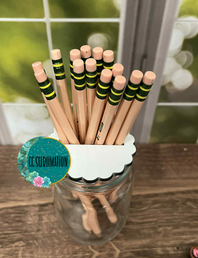 MDF -Scalloped mason jar lid