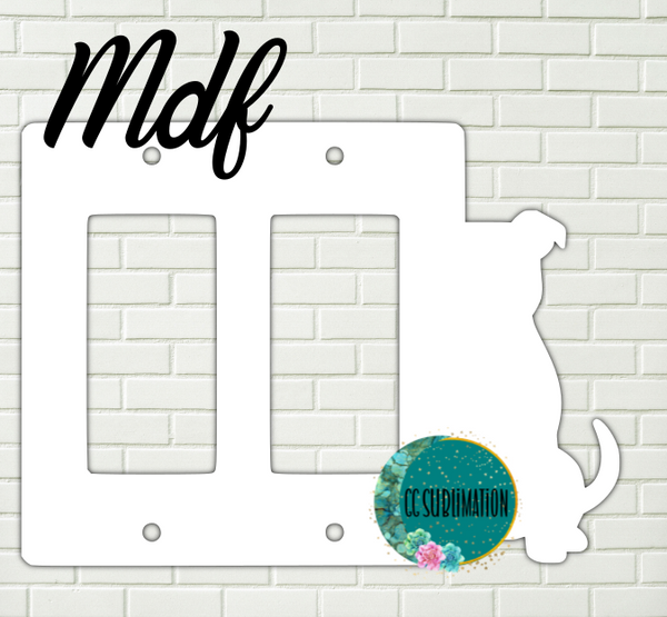 MDF -Pitbull - Double Light ROCKER Cover Sublimation