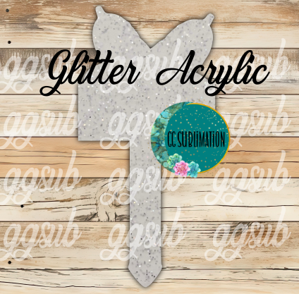 Cucumber Garden Stake - Sublimation GLITTER Acrylic
