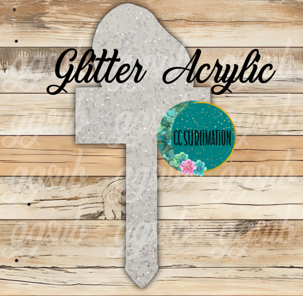 Potato Garden Stake - Sublimation GLITTER Acrylic